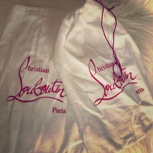 Louboutin Dust shoe Bags